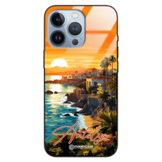 Etui Black Case Glass do IPHONE 13 PRO SUMMER PARADISE ST_PAR101