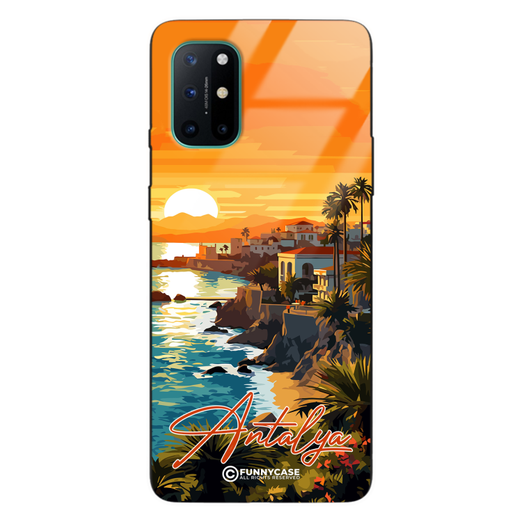 Etui Black Case Glass do ONEPLUS 8T SUMMER PARADISE ST_PAR101