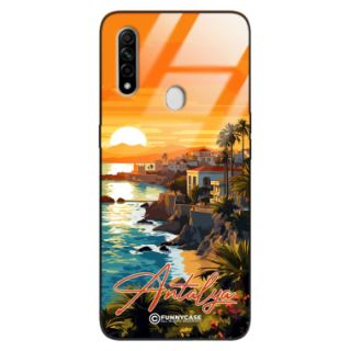 Etui Black Case Glass do OPPO A8 SUMMER PARADISE ST_PAR101