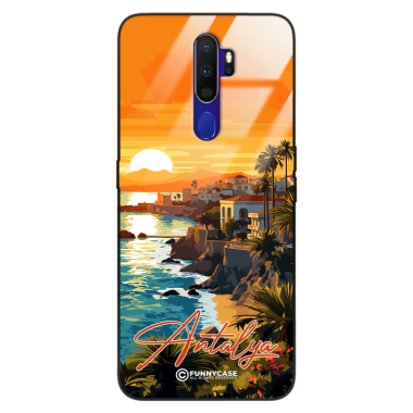 Etui Black Case Glass do OPPO A9 2020 SUMMER PARADISE ST_PAR101