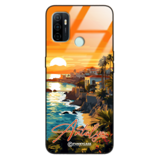 Etui Black Case Glass do OPPO A33 SUMMER PARADISE ST_PAR101