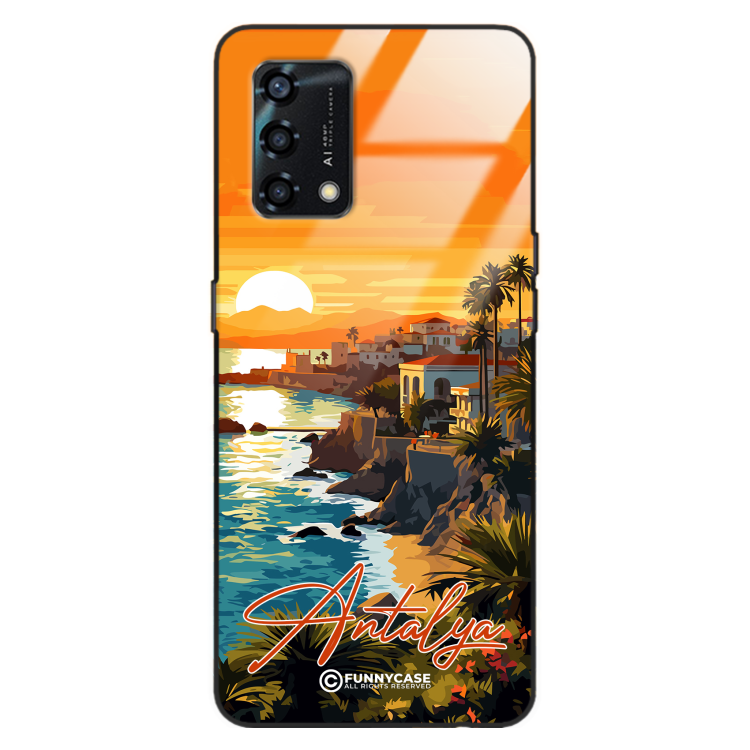 Etui Black Case Glass do OPPO A95 4G SUMMER PARADISE ST_PAR101