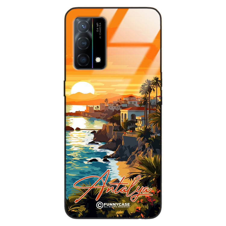 Etui Black Case Glass do OPPO K9 SUMMER PARADISE ST_PAR101