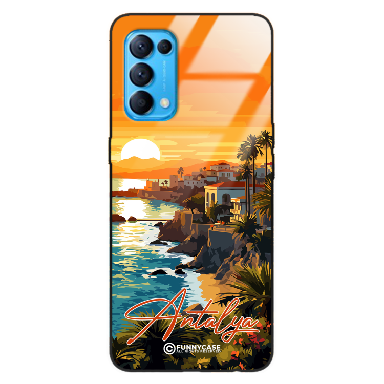 Etui Black Case Glass do OPPO RENO 5 SUMMER PARADISE ST_PAR101