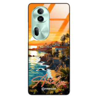 Etui Black Case Glass do OPPO RENO 11 5G SUMMER PARADISE ST_PAR101