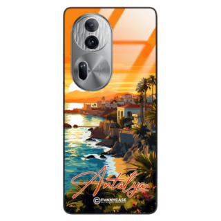 Etui Black Case Glass do OPPO RENO 11 PRO SUMMER PARADISE ST_PAR101