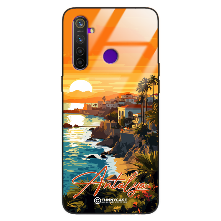 Etui Black Case Glass do REALME 5 PRO SUMMER PARADISE ST_PAR101