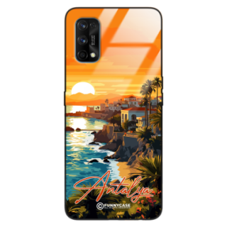 Etui Black Case Glass do REALME 7 PRO SUMMER PARADISE ST_PAR101