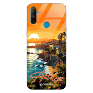 Etui Black Case Glass do REALME C3 SUMMER PARADISE ST_PAR101