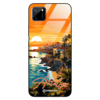 Etui Black Case Glass do REALME C11 SUMMER PARADISE ST_PAR101