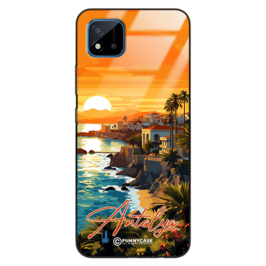 Etui Black Case Glass do REALME C11 2021 SUMMER PARADISE ST_PAR101