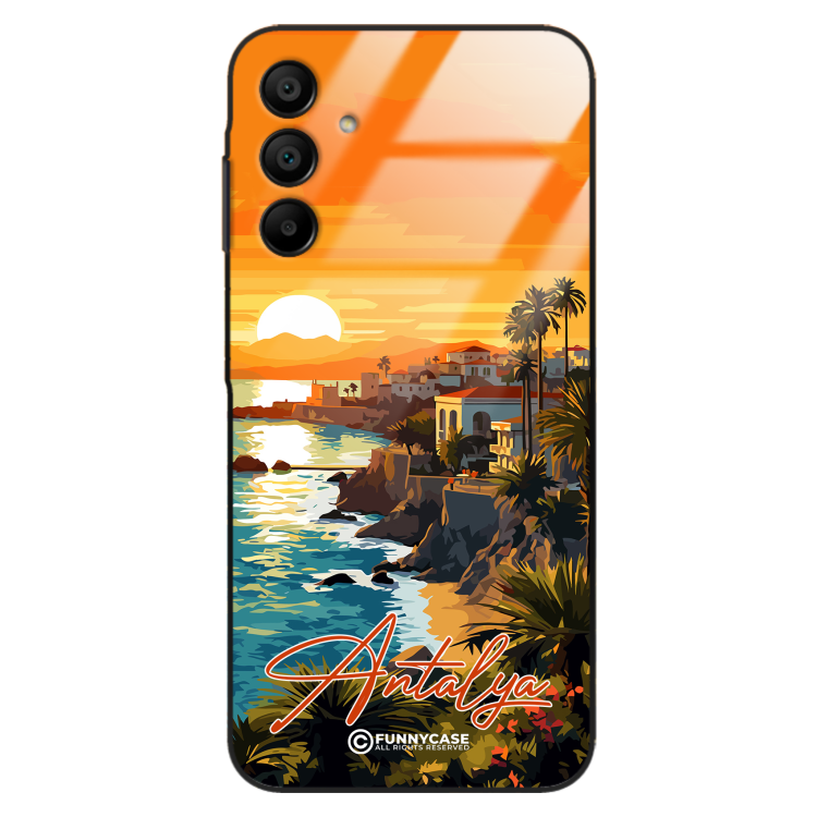 Etui Black Case Glass do SAMSUNG A15 SUMMER PARADISE ST_PAR101