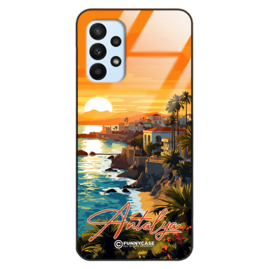 Etui Black Case Glass do SAMSUNG A23 5G SUMMER PARADISE ST_PAR101