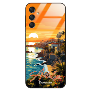 Etui Black Case Glass do SAMSUNG A24 SUMMER PARADISE ST_PAR101