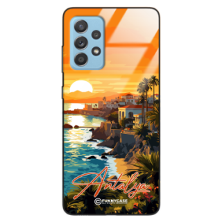 Etui Black Case Glass do SAMSUNG A33 5G SUMMER PARADISE ST_PAR101