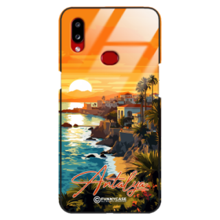 Etui Black Case Glass do SAMSUNG GALAXY A10S SUMMER PARADISE ST_PAR101