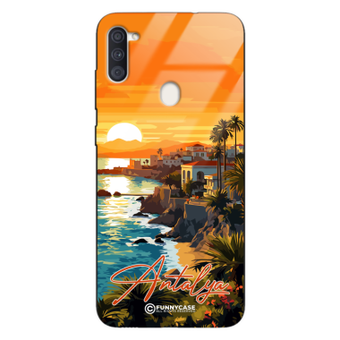 Etui Black Case Glass do SAMSUNG GALAXY A11 SUMMER PARADISE ST_PAR101