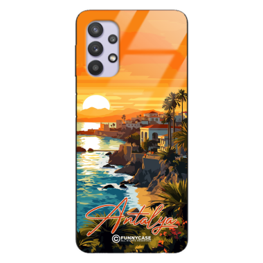 Etui Black Case Glass do SAMSUNG GALAXY A32 5G SUMMER PARADISE ST_PAR101