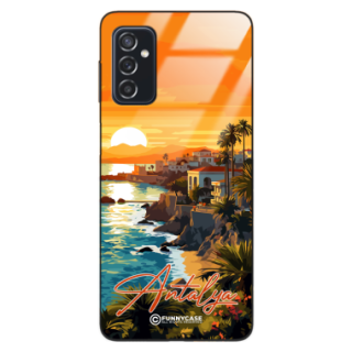 Etui Black Case Glass do SAMSUNG GALAXY M52 5G SUMMER PARADISE ST_PAR101