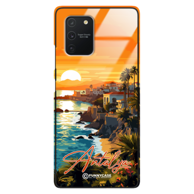 Etui Black Case Glass do SAMSUNG GALAXY S10 LITE SUMMER PARADISE ST_PAR101