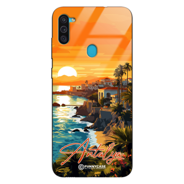 Etui Black Case Glass do SAMSUNG M11 SUMMER PARADISE ST_PAR101