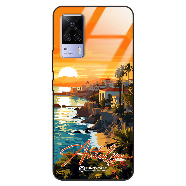 Etui Black Case Glass do VIVO S9E SUMMER PARADISE ST_PAR101