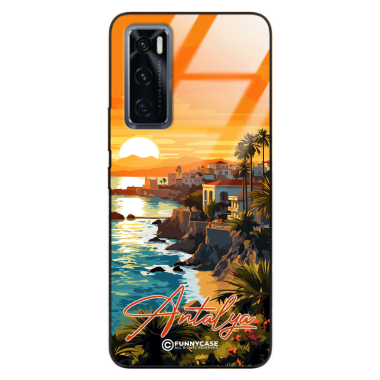 Etui Black Case Glass do VIVO V20SE SUMMER PARADISE ST_PAR101