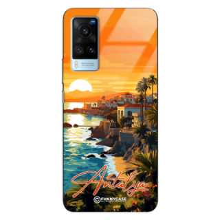 Etui Black Case Glass do VIVO X60 SUMMER PARADISE ST_PAR101