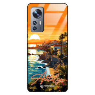 Etui Black Case Glass do XIAOMI 12 SUMMER PARADISE ST_PAR101