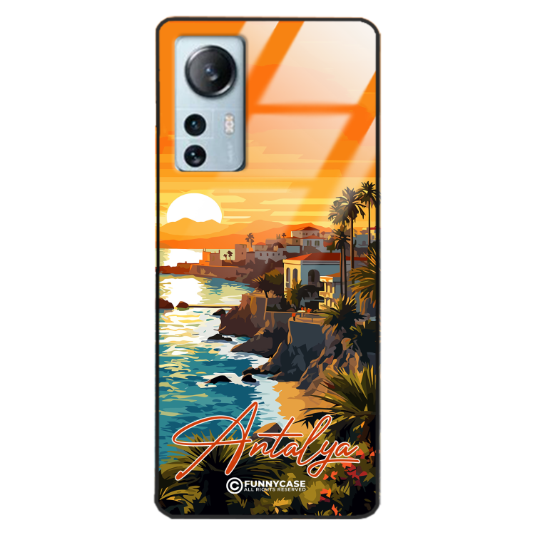 Etui Black Case Glass do XIAOMI 12 LITE SUMMER PARADISE ST_PAR101