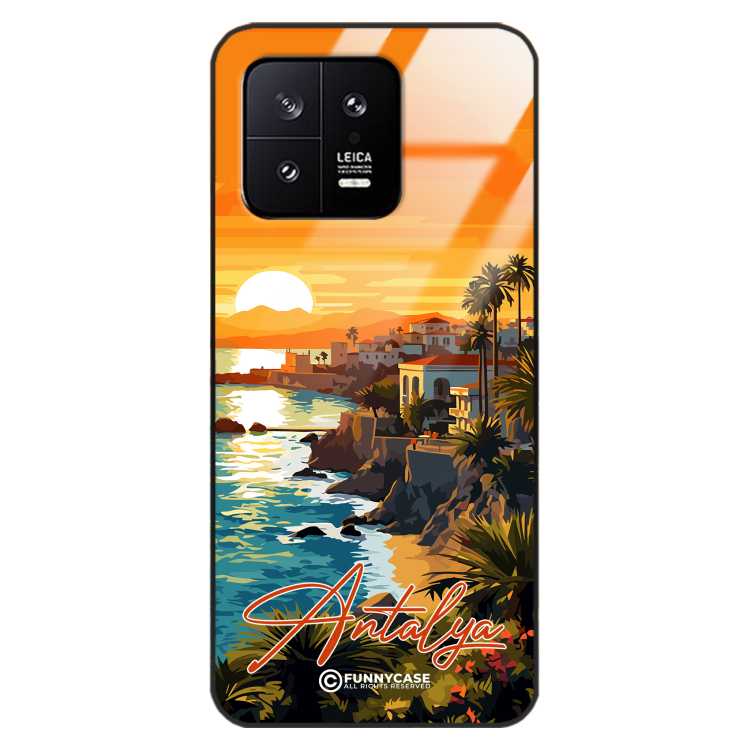 Etui Black Case Glass do XIAOMI 13 SUMMER PARADISE ST_PAR101