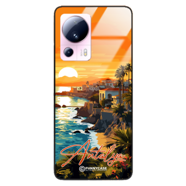 Etui Black Case Glass do XIAOMI 13 LITE SUMMER PARADISE ST_PAR101