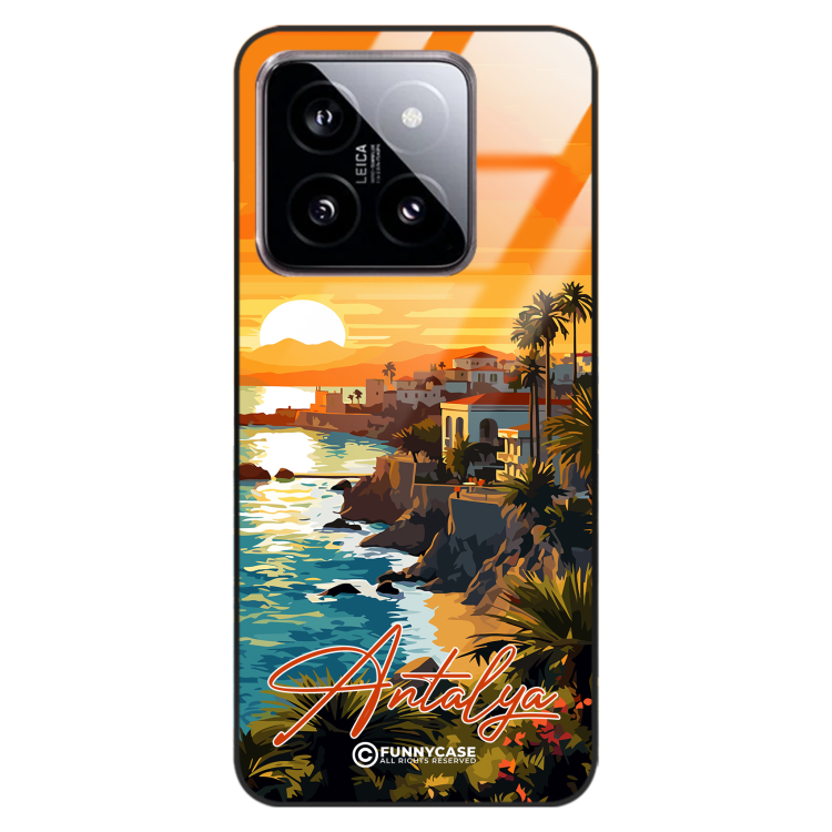 Etui Black Case Glass do XIAOMI 14 SUMMER PARADISE ST_PAR101