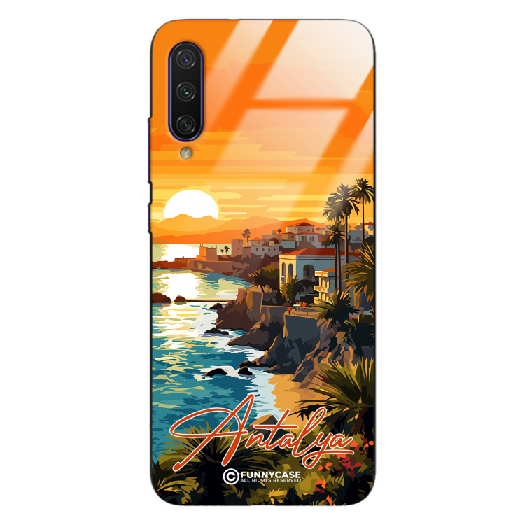 Etui Black Case Glass do XIAOMI CC9 MI A3 LITE SUMMER PARADISE ST_PAR101