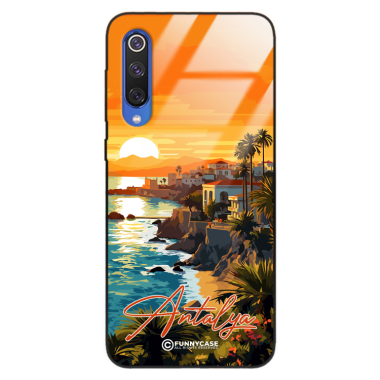 Etui Black Case Glass do XIAOMI MI 9 SE SUMMER PARADISE ST_PAR101