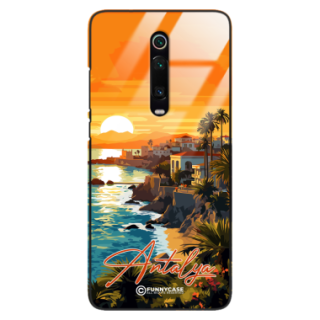 Etui Black Case Glass do XIAOMI MI 9T K20 SUMMER PARADISE ST_PAR101