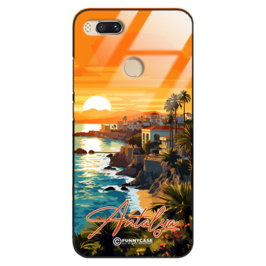 Etui Black Case Glass do XIAOMI MI A1 5X SUMMER PARADISE ST_PAR101