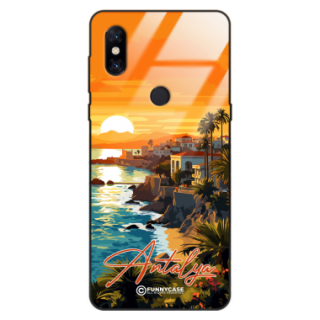 Etui Black Case Glass do XIAOMI MI MIX 3 SUMMER PARADISE ST_PAR101