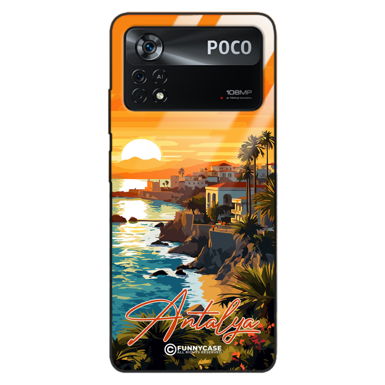 Etui Black Case Glass do XIAOMI POCO X4 PRO 5G SUMMER PARADISE ST_PAR101