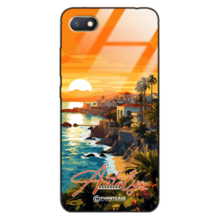 Etui Black Case Glass do XIAOMI REDMI 6A SUMMER PARADISE ST_PAR101