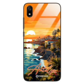 Etui Black Case Glass do XIAOMI REDMI 7A SUMMER PARADISE ST_PAR101