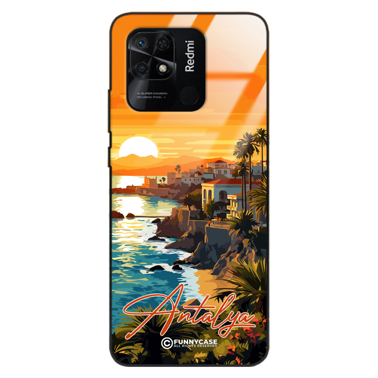 Etui Black Case Glass do XIAOMI REDMI 10C 4G SUMMER PARADISE ST_PAR101