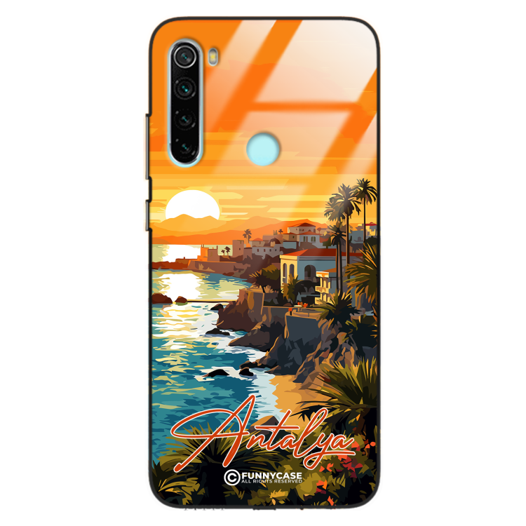 Etui Black Case Glass do XIAOMI REDMI NOTE 8 SUMMER PARADISE ST_PAR101