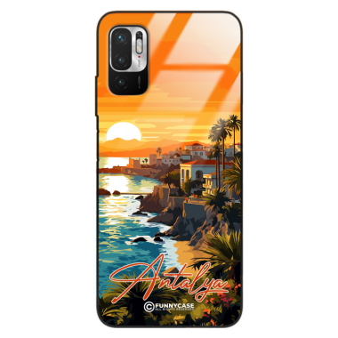 Etui Black Case Glass do XIAOMI REDMI NOTE 10 5G SUMMER PARADISE ST_PAR101