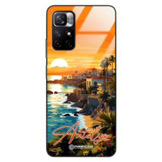 Etui Black Case Glass do XIAOMI REDMI NOTE 11 5G SUMMER PARADISE ST_PAR101