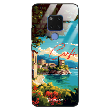 Etui Black Case Glass do HUAWEI MATE 20 SUMMER PARADISE ST_PAR102