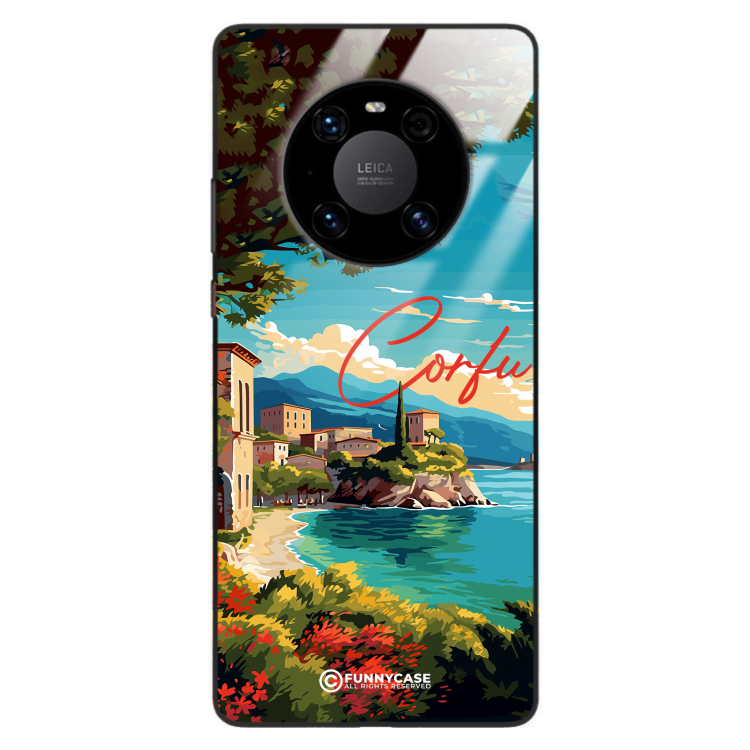 Etui Black Case Glass do HUAWEI MATE 40 PRO SUMMER PARADISE ST_PAR102