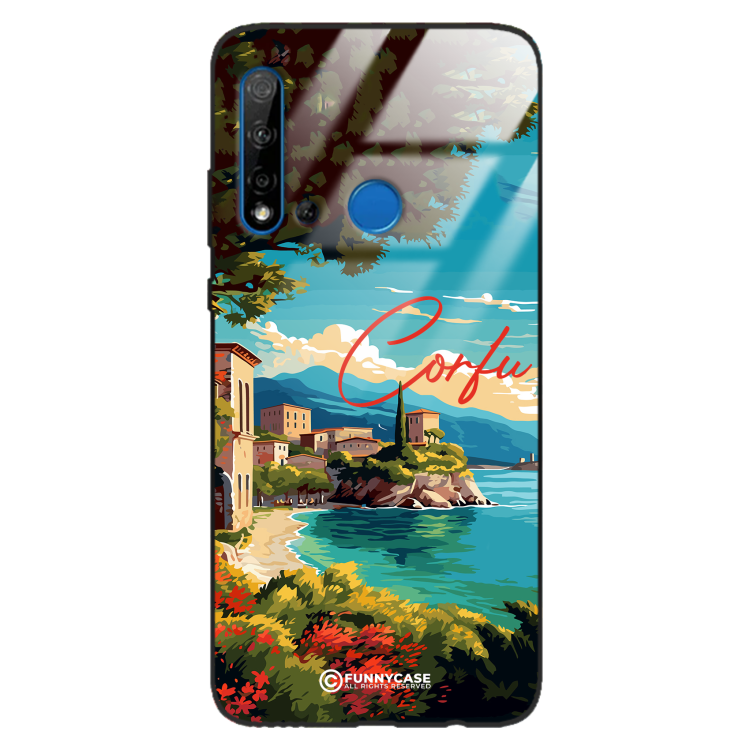 Etui Black Case Glass do HUAWEI NOVA 5I SUMMER PARADISE ST_PAR102