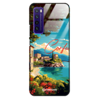 Etui Black Case Glass do HUAWEI NOVA 7 SUMMER PARADISE ST_PAR102