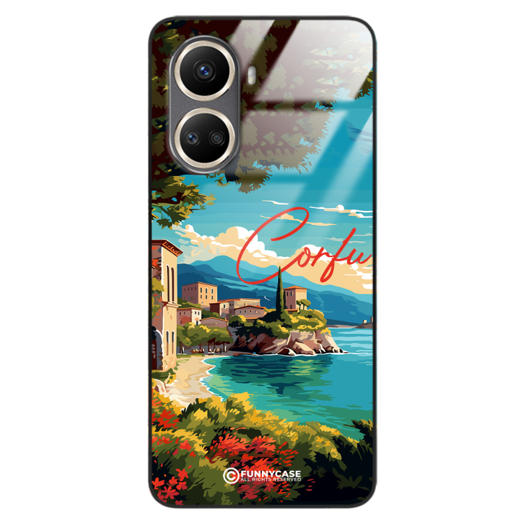 Etui Black Case Glass do HUAWEI NOVA 10 SE SUMMER PARADISE ST_PAR102